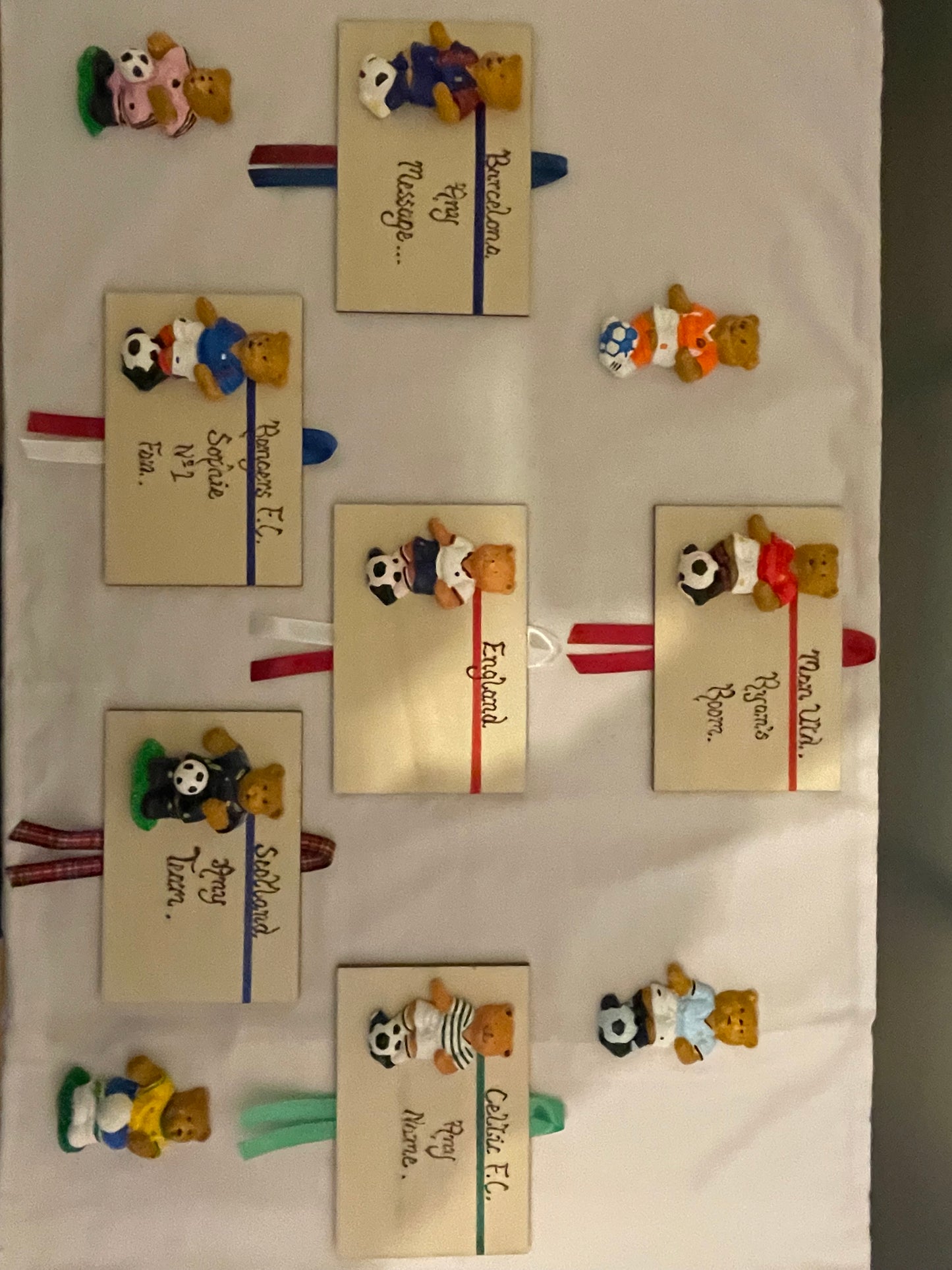 Handmade/Hand painted Personalised Football Plaque