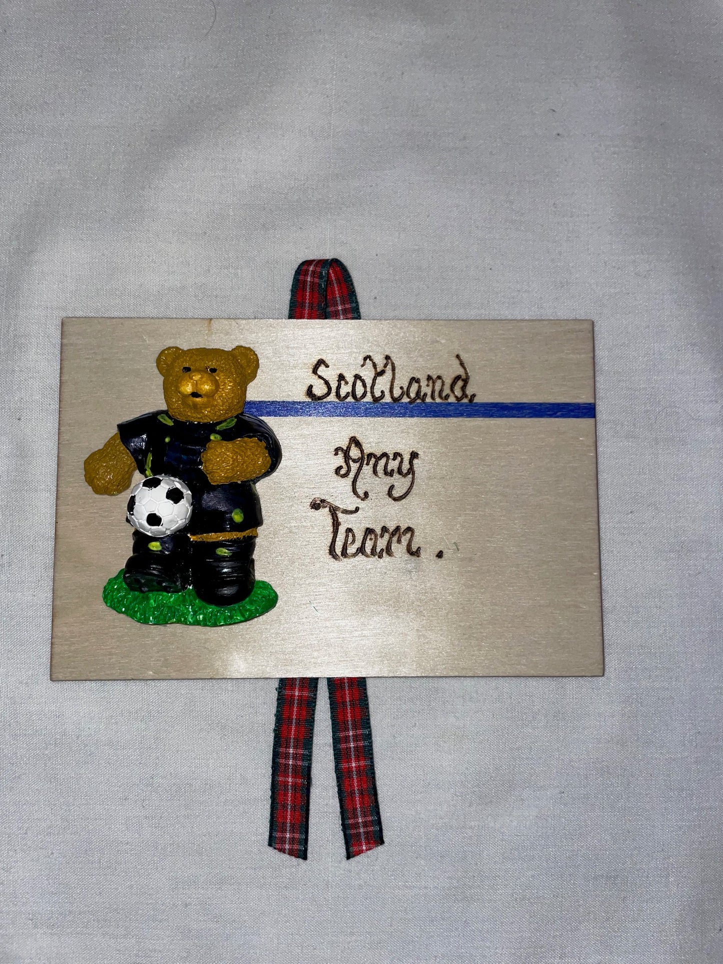 Handmade/Hand painted Personalised Football Plaque