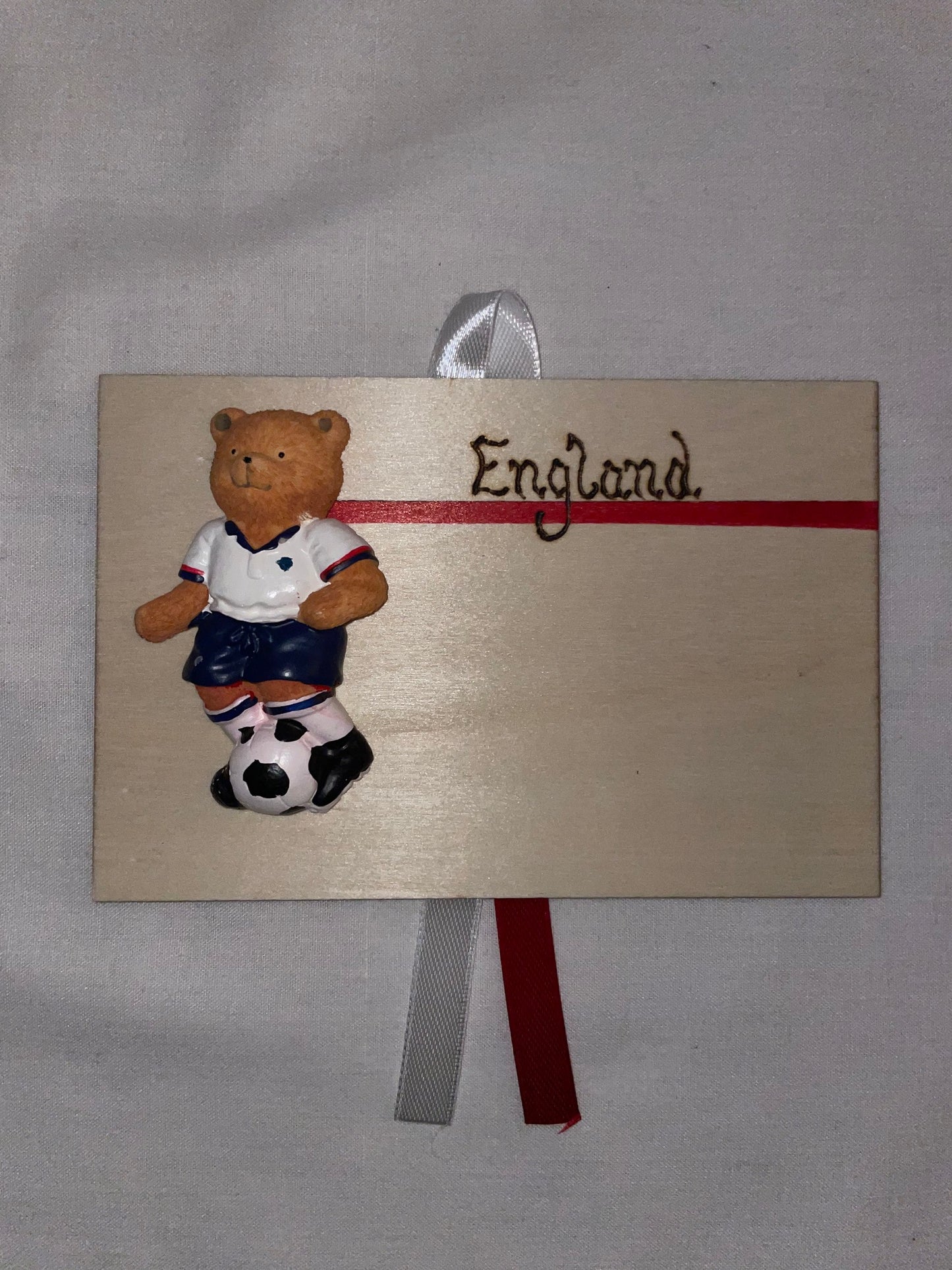 Handmade/Hand painted Personalised Football Plaque