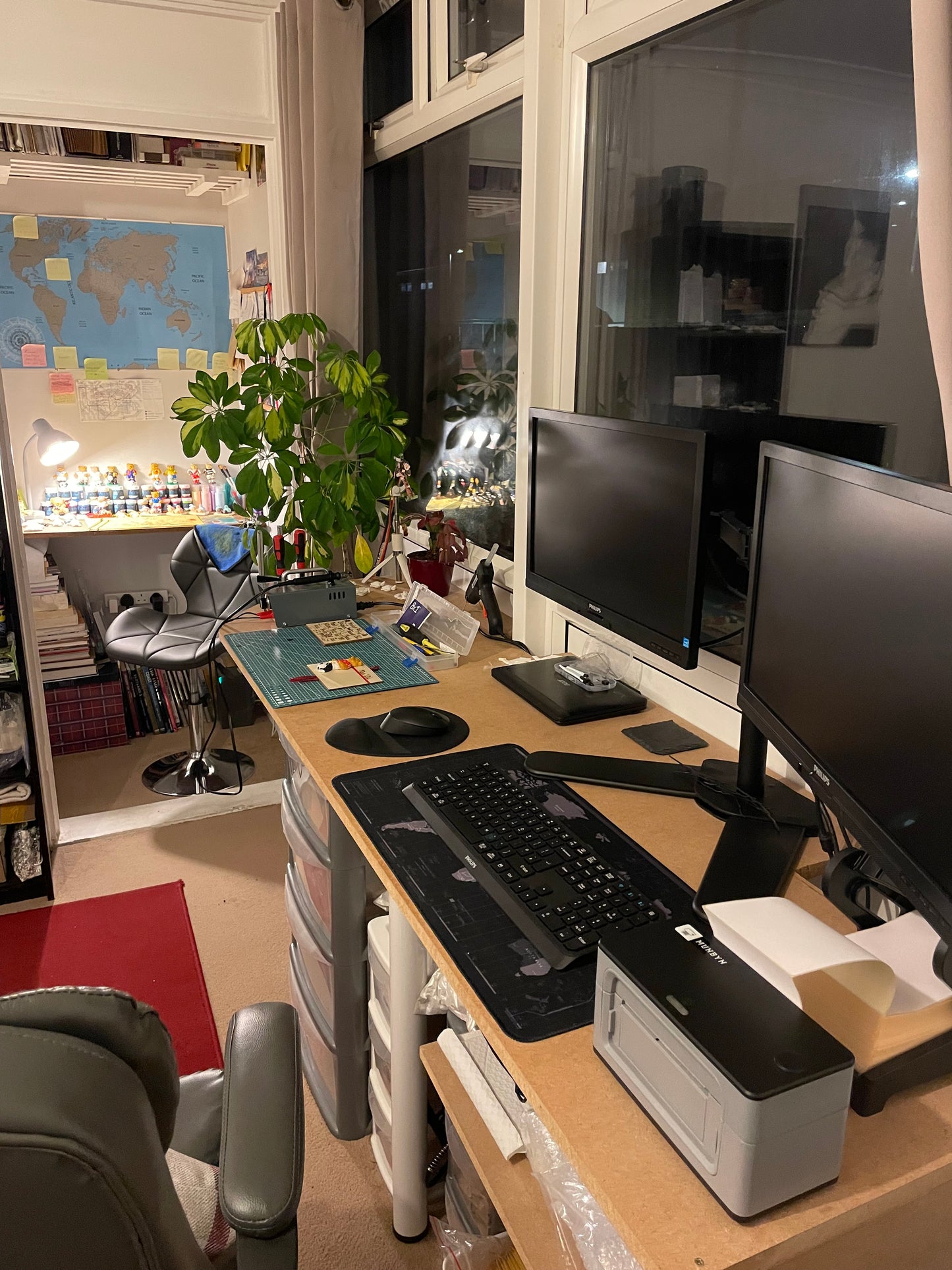 Handmade/Hand painted Personalised Football Plaque